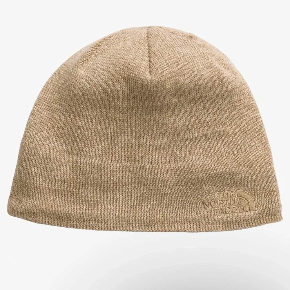 The North Face Khaki Stone Heather Beanie Women’s, Olive Tan - Picture 3 of 6